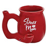 STONER MOM RED CHUBBY PREMIUM ROAST & TOAST PIPE MUG