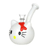 What's Happenin' Kitty Glass Water Pipe - 7" / 14mm F