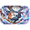 Pulsar Metal Rolling Tray - Couch Cats / 11"x7"