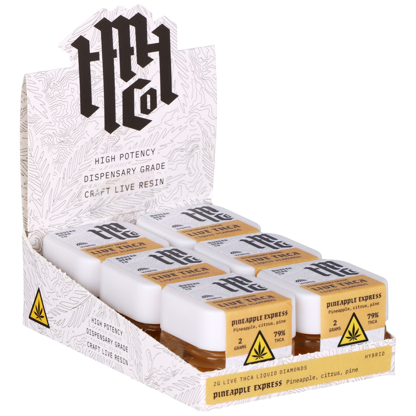 Modern Herb Co Dispensary Grade Live Resin THCA Dabs | 2g | 6ct Display