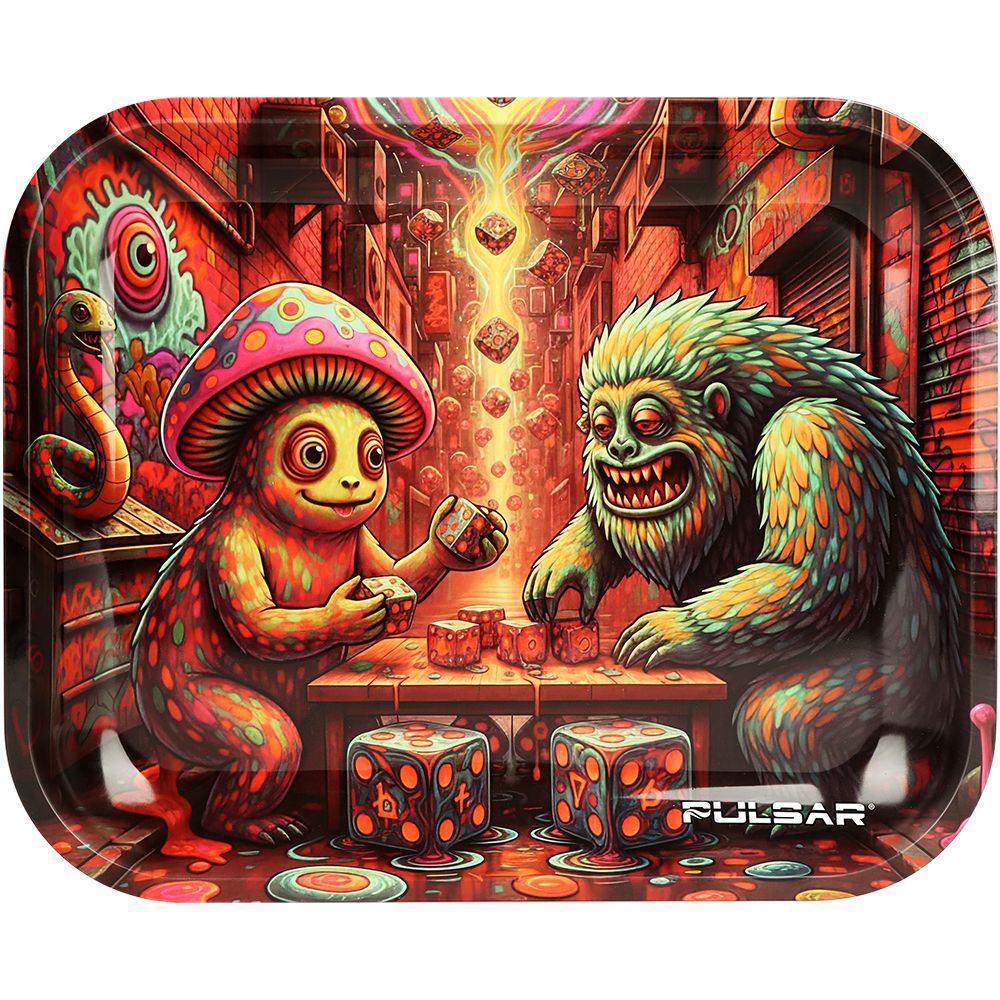 Pulsar Metal Rolling Tray - Back Alley Deal / 13"x 11"
