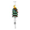 Christmas Tree Vapor Vessel w/ Quartz Tip - 7" / 10mm F