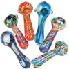 6CT BUNDLE - Deliciousl Dreams Glass Spoon Pipes - 4.5" - 5" / Assorted Colors and Styles