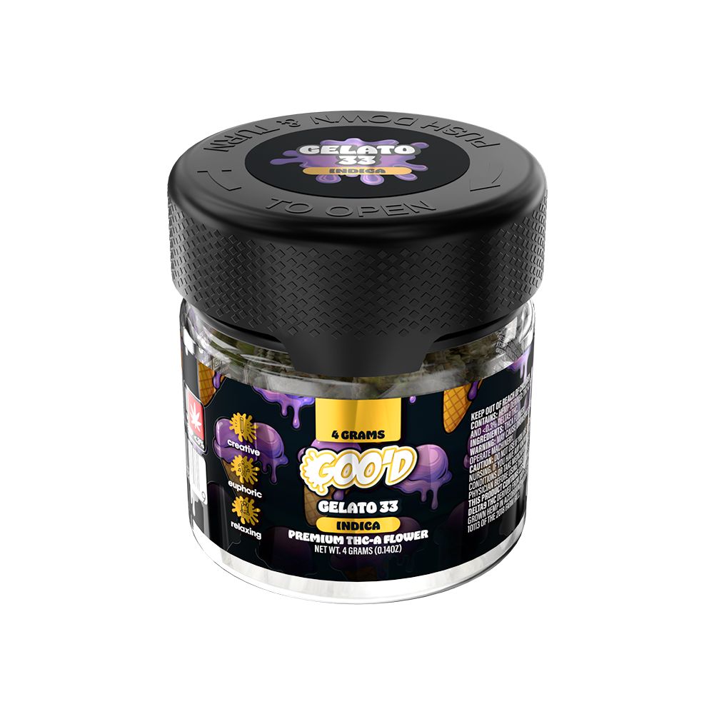 6CT DISPLAY - GOO'D Premium THCA Flower - 4g / Assorted Strains