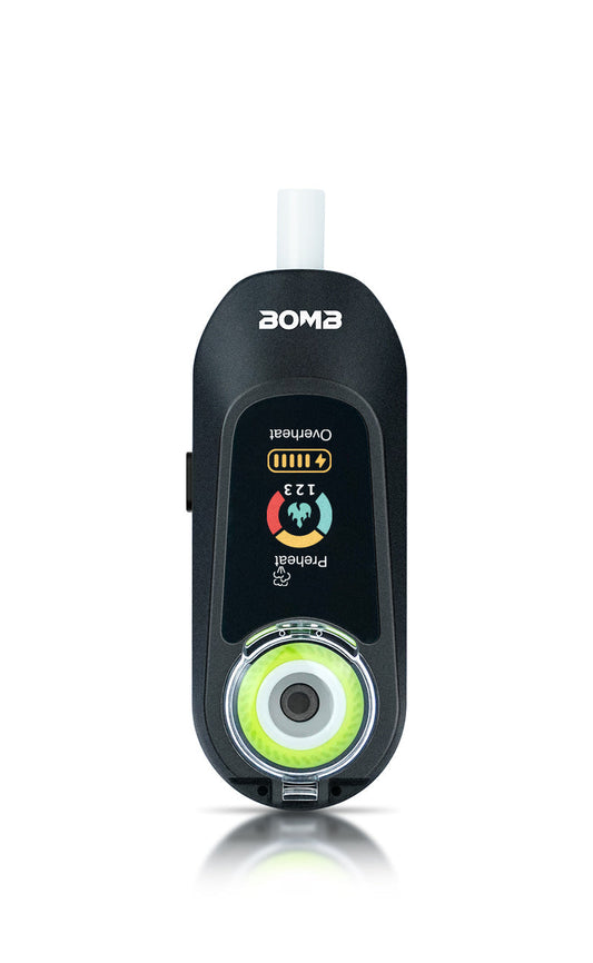 New Bomb × VapX Magic Bean Mobile Concentrate Vaporizer- Onyx Black
