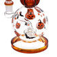 Pulsar Crazy Pumpkins Glass Water Pipe 7.9" / 14mm F