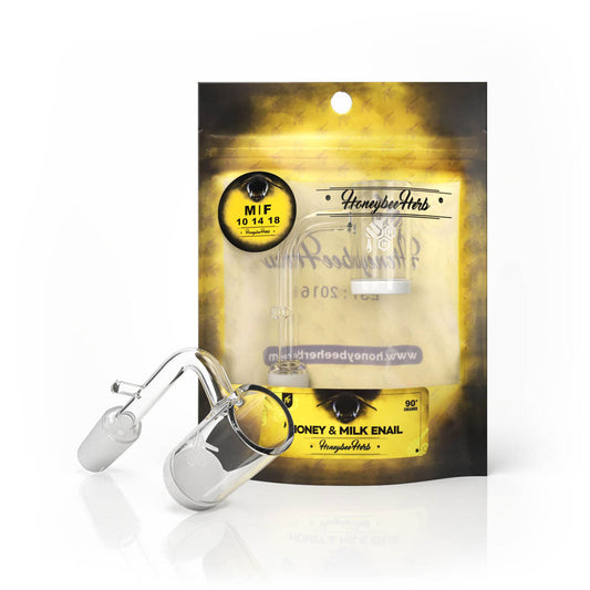 Honey & Milk Enail Quartz Banger - 90° Degree | YL