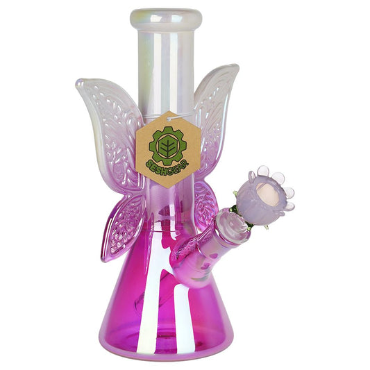 SeshGear Flowering Fairytales Beaker Glass Water Pipe - 8.75" / 14mm F
