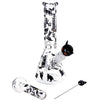 Pulsar Superstitious Kitty GLOW Glass Herb Pipe Duo - 9.75" / 14mm F