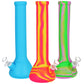 4CT BUNDLE - Silicone Beaker Water Pipe - 13.25"/ 14mm F / Assorted Colors