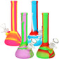 4CT BUNDLE -  Silicone Beaker Water Pipe - 7.5" / 14mm F / Assorted Colors