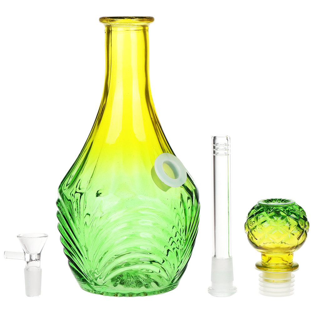 SeshGear Vintage Ombre Glass Water Pipe - 11" / 14mm F / High Stripe