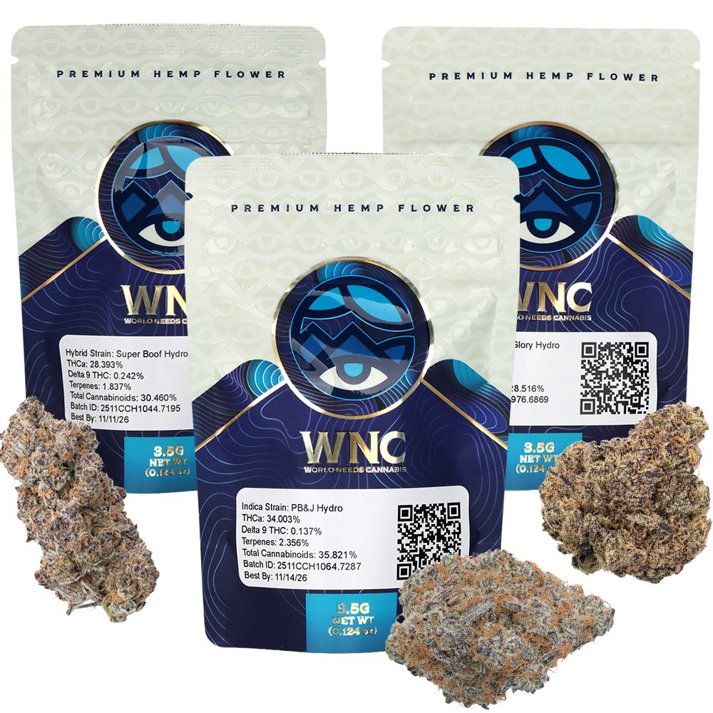 WNC High THCA Indoor Hydro Flower | 3.5g