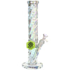 SeshGear Twist Straight Tube Glass Water Pipe - 13.75" / 14mm F