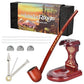 BUNDLE - Pulsar Shire Pipes ARAGORN Smoking Pipe & Middle-Earth Pipe Stand