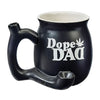 DOPE DAD ON BLACK CHUBBY PREMIUM ROAST & TOAST PIPE MUG