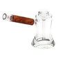 Pulsar Wood on Glass Bubbler - 6"