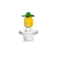 Pulsar Fruit Series Pineapple Express Glow In The Dark Dab Rig Kit - 8" / 14mm F