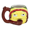 RASTA STONED EMOJI PREMIUM ROAST & TOAST PIPE MUG