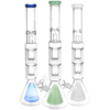Pulsar Borosilicate Water Pipe- 21.5" / 19mm F / Colors Vary