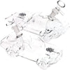 2CT BUNDLE - SeshGear Clear Car Glass Water Pipe - 6.75" / 14mm F