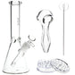 Pulsar CORE Glass Beaker Water Pipe Smoker Set - 10" / 14mm F