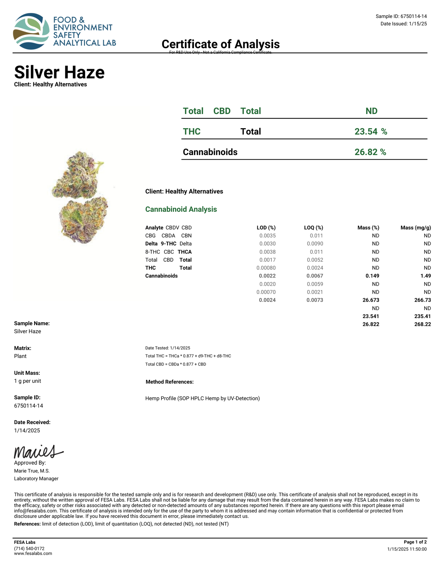 Silver Haze
