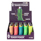 25CT DISPLAY - Toker Poker Lighter Sleeve - Glow In The Dark / Assorted Colors