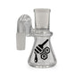 HONEYBEE HERB BEAKER BASE GLASS SWAN ARM MINI DRY ASH CATCHER