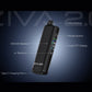 10CT DISPLAY - Yocan Ziva Pro 2.0 Auto-Draw 510 Battery - 650mAh / Assorted Colors