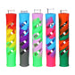 10CT BUNDLE - Swirled Silicone Wrapped Glass Chillum - 3.5" / Assorted Colors