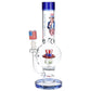 Pulsar USA Top Hat Bubble Base Glass Water Pipe - 13.25" / 14mm F
