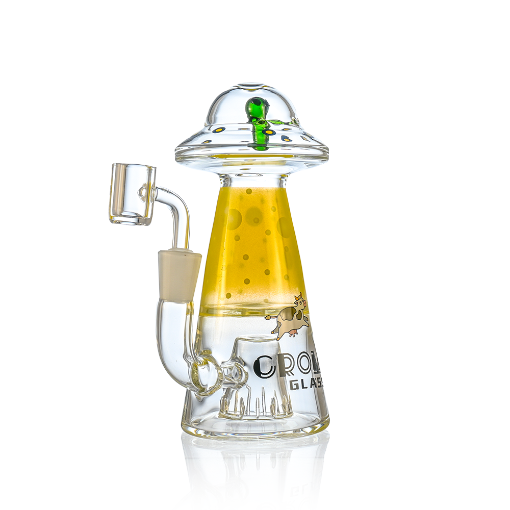 UFO Alien Dab Rig with Showerhead Perc | Croia Glass