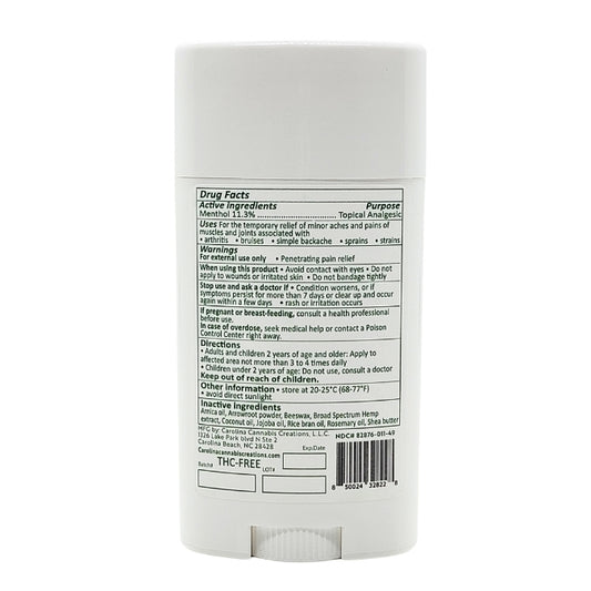 CannaRelief 2000mg Pain Relieving Balm | Carolina Cannabis Creations