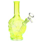3CT BUNDLE - SeshGear Drippy Skullz Glass Water Pipe - 7" / 14mm F / Assorted Colors