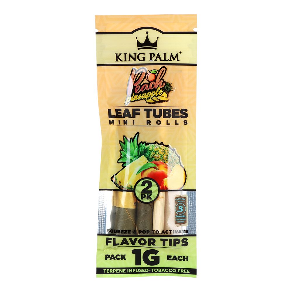 King Palm Hand-Rolled Leaf Wraps | Mini | 2pc | 10pk Display