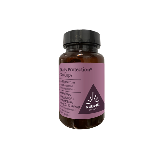 CBGA+CBDA+CBD Daily Protection* Gelcaps - 60 count bottle