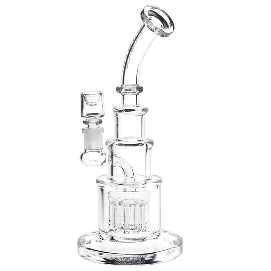Pulsar 12 Arm Perc Chugger Glass Water Pipe - 10" / 14mm F