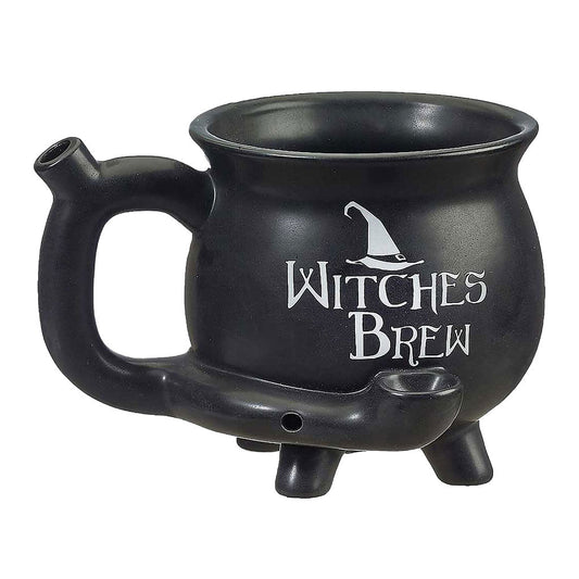 WITCHES BREW CAULDRON PREMIUM ROAST & TOAST PIPE MUG