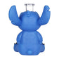 Little Blue Creature Vinyl on Glass Water Pipe - 7" / 14mm F