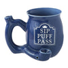 SIP PUFF PASS BLUE CHUBBY PREMIUM ROAST & TOAST PIPE MUG