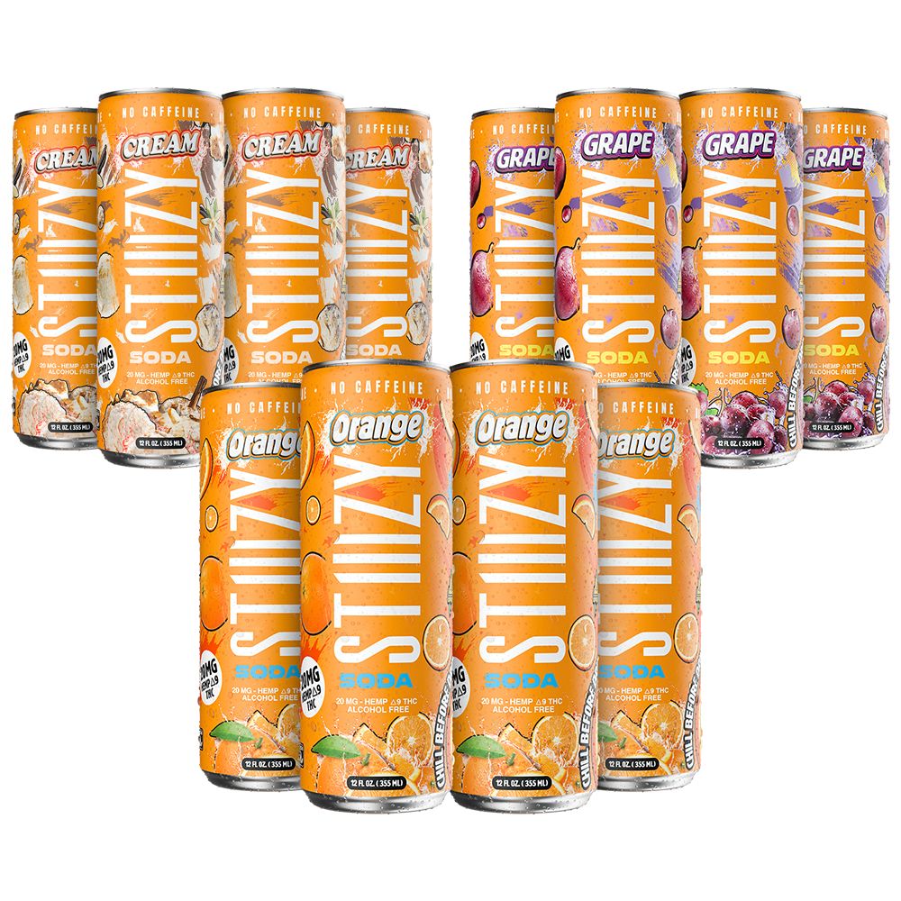 STIIIZY D9 Hemp Soda | 12oz | 20mg | 24ct Case