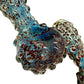 Ripkitty 5" Blue Spike Spoon Dry Herb Hand Pipe
