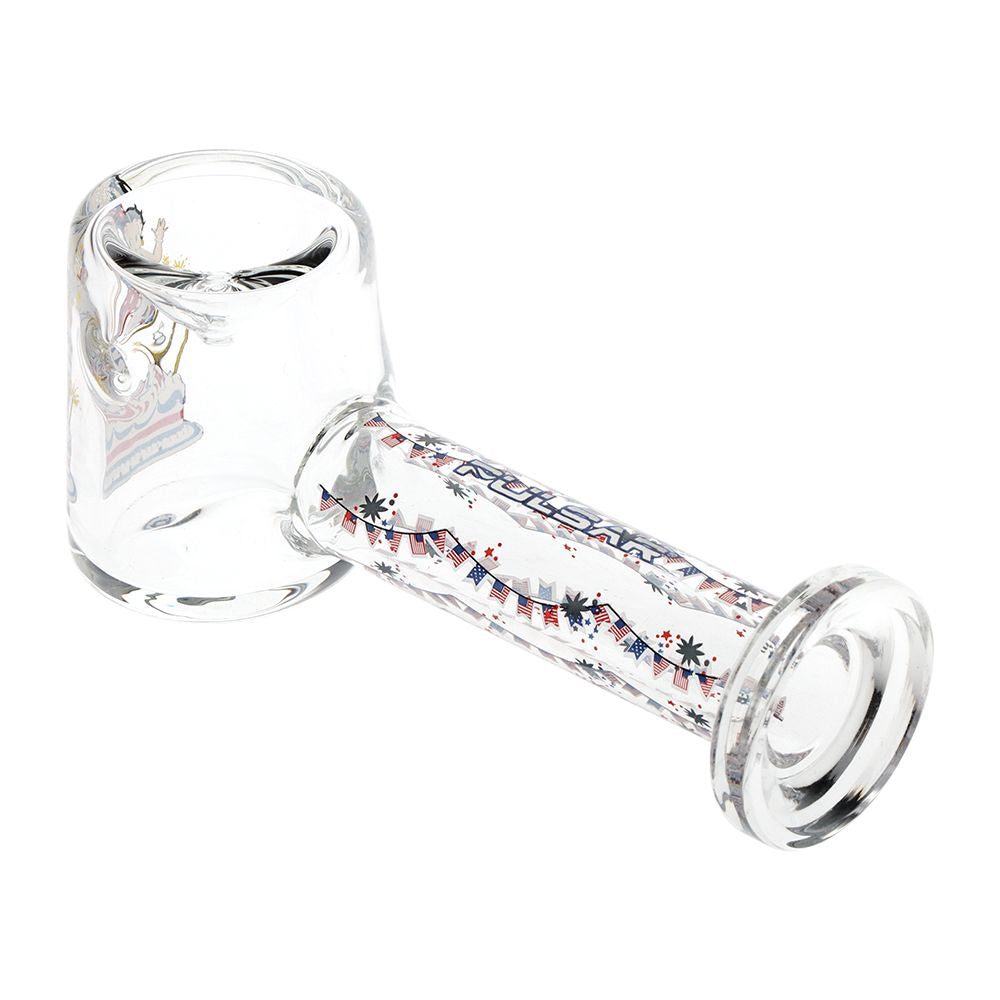 Pulsar Betty in Cake Glass Hand Pipe - 4.5"