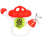 SeshGear Red Mushroom Silicone Water Pipe - 4.5" / 14mm F / Red