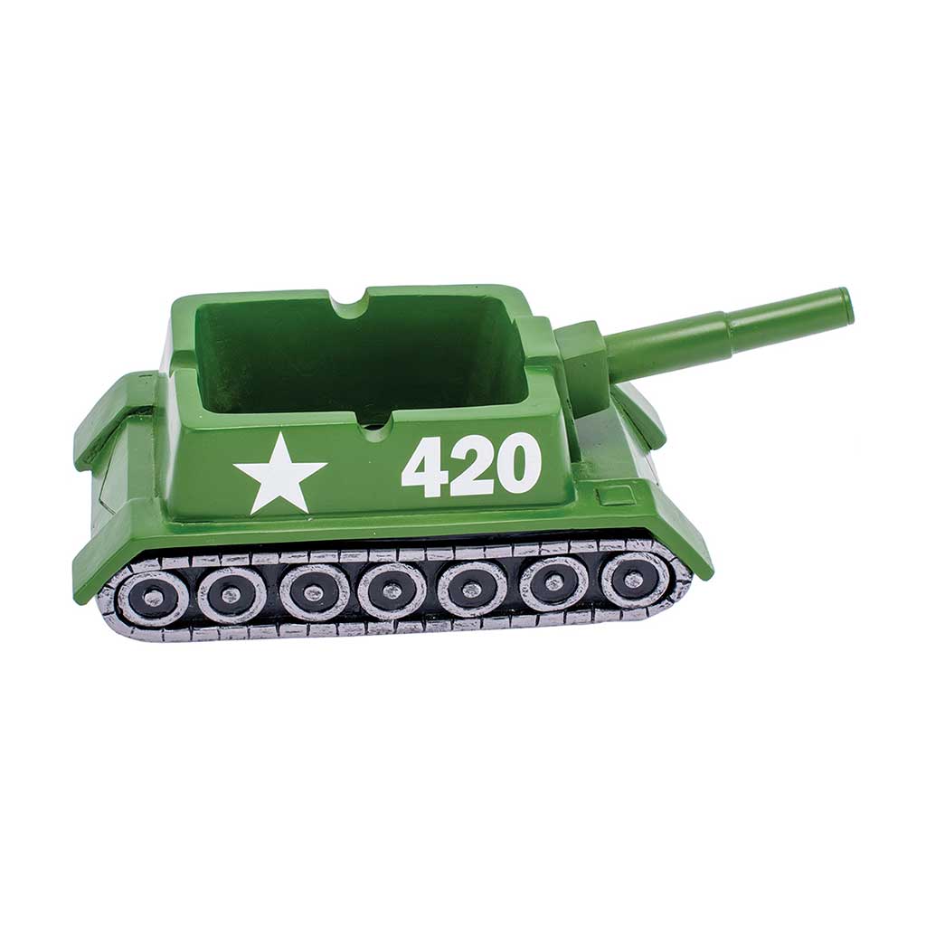 GREEN 420 TANK ASHTRAY