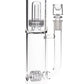 Pulsar Kink Neck Double Chamber Chugger Glass Water Pipe - 17.25" / 14mm F