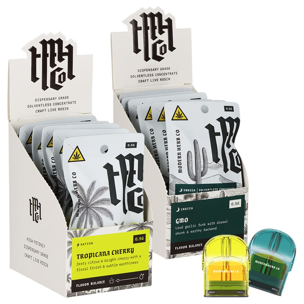 Modern Herb Co Live Rosin THCA Pod Refill | 0.5g | 6ct Display