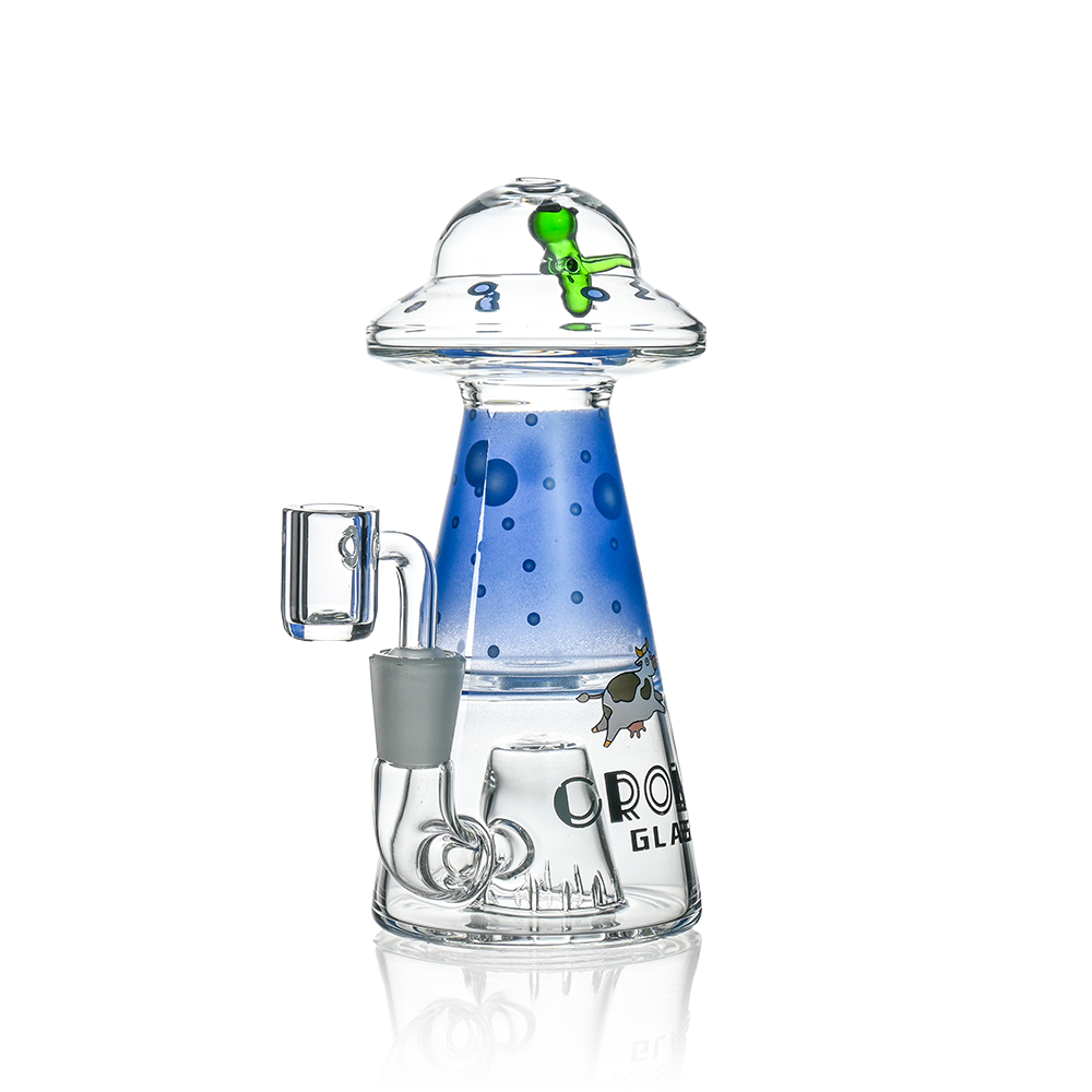 UFO Alien Dab Rig with Showerhead Perc | Croia Glass