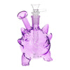 Purple Pocket Monster Glass Water Pipe - 5.75" / 14mm F / "Ghost Type"